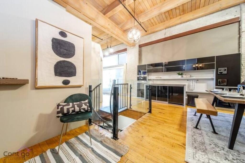 Historic Jd Loft, Near Ice District, Rogers Place, Ug Parking Edmonton Exterior foto